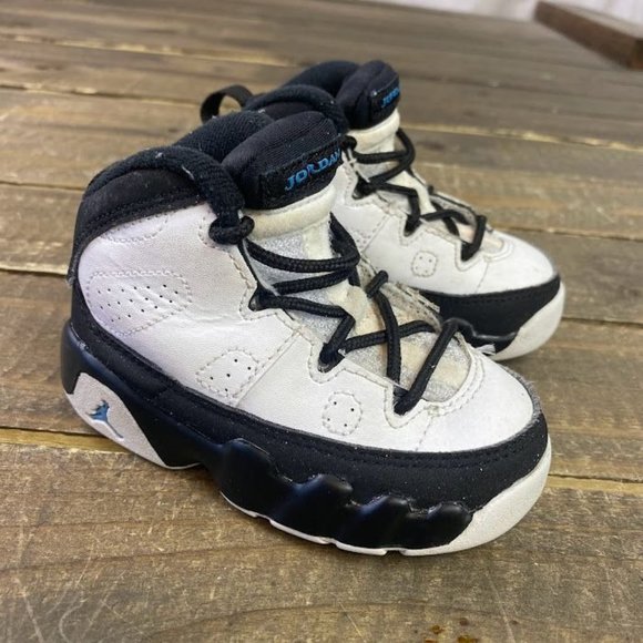 Air Jordan 9 Retro “University Blue” UNC 401812-140 Toddler Td Baby Boy Size 5C - Picture 5 of 12